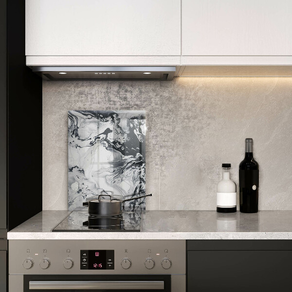 Cutting board Ink abstraction