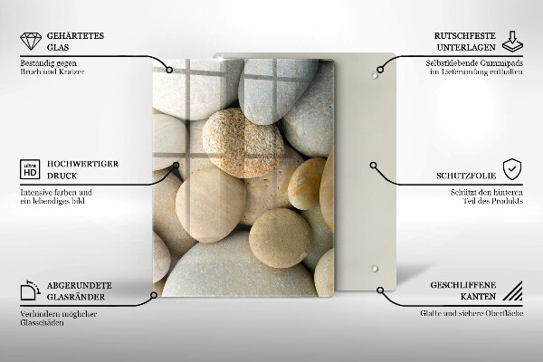 Cutting board Abstraction golden lines