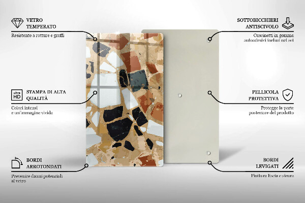 Worktop saver Decorative stones