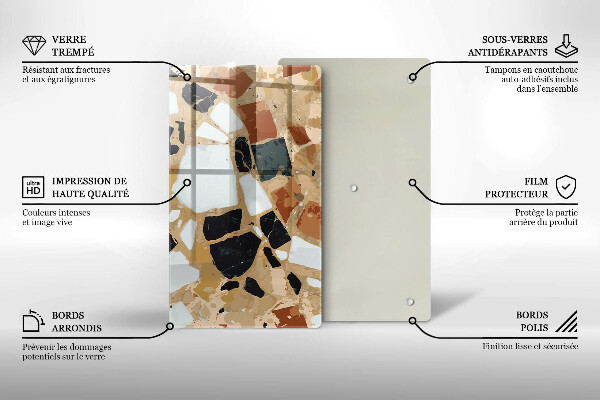 Worktop saver Decorative stones