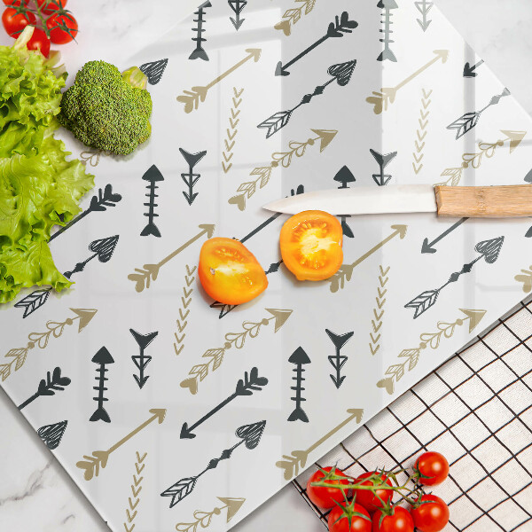 Cutting board Boho arrow pattern