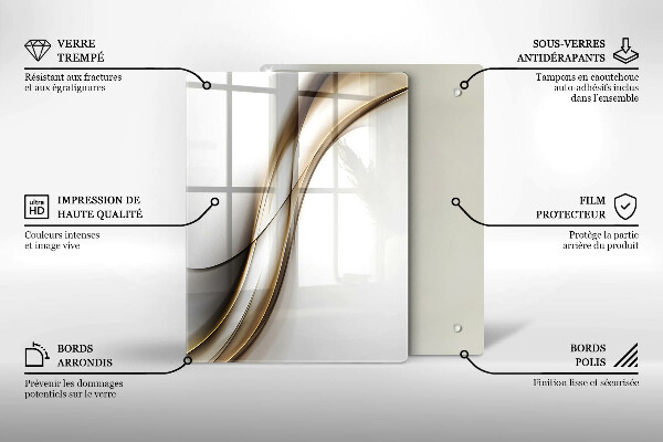 Cutting board Boho arrow pattern