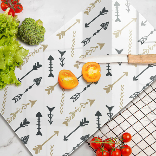 Cutting board Boho arrow pattern
