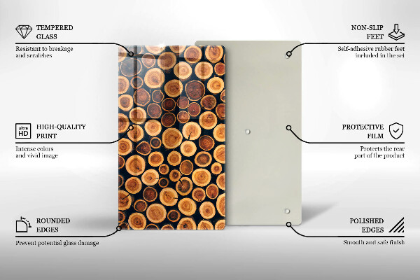 Cutting board Wooden stumps of trees