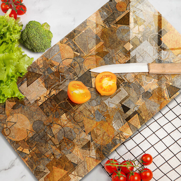 Cutting board Geometric figure pattern