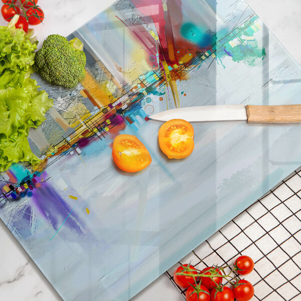Cutting board Painted abstraction