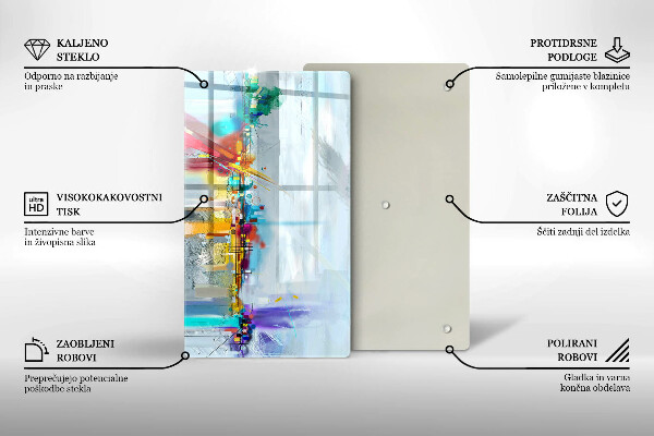 Cutting board Painted abstraction