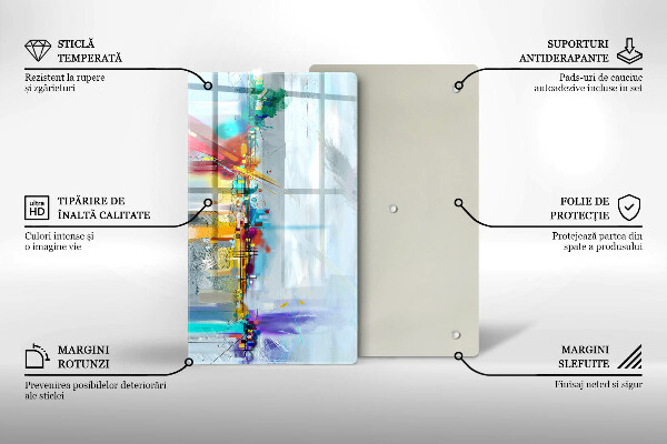 Cutting board Painted abstraction