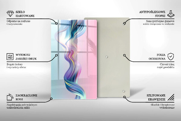 Worktop saver Pastel abstraction