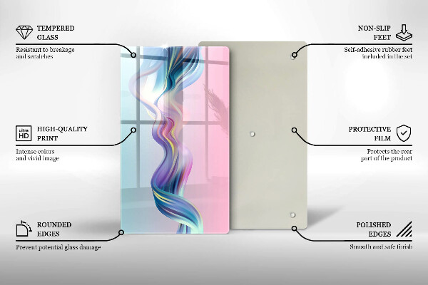 Worktop saver Pastel abstraction