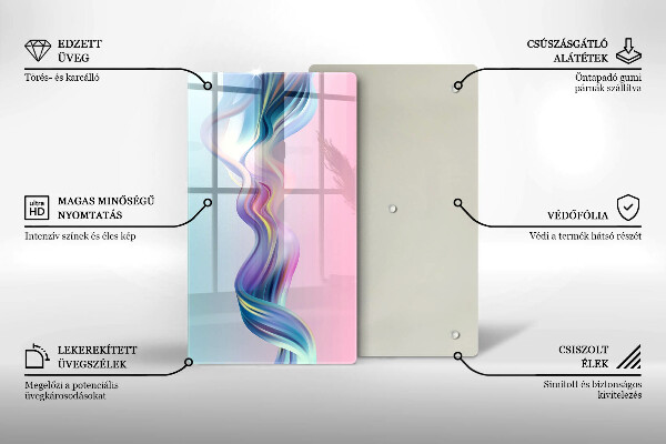 Worktop saver Pastel abstraction