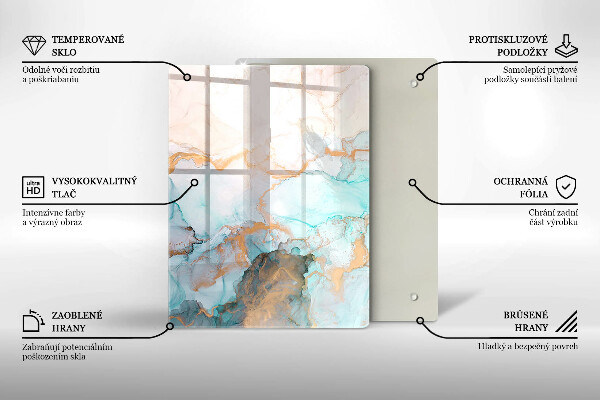 Worktop saver Pastel abstraction