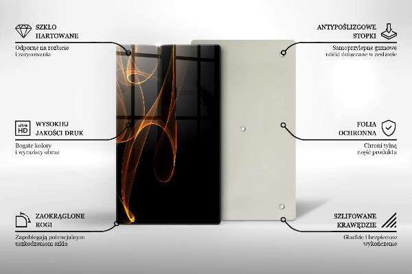 Cutting board Abstract lines