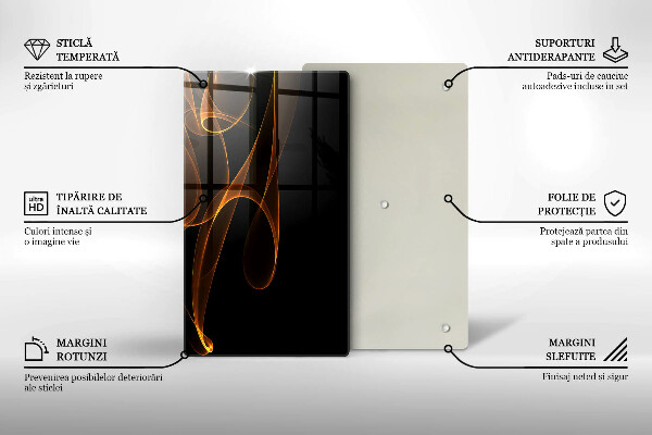 Cutting board Abstract lines