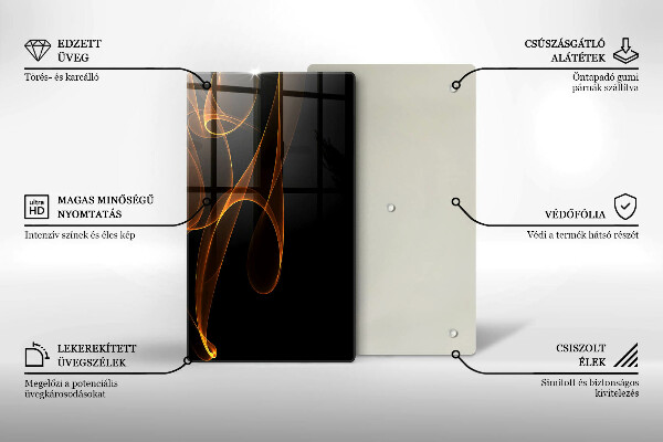 Cutting board Abstract lines