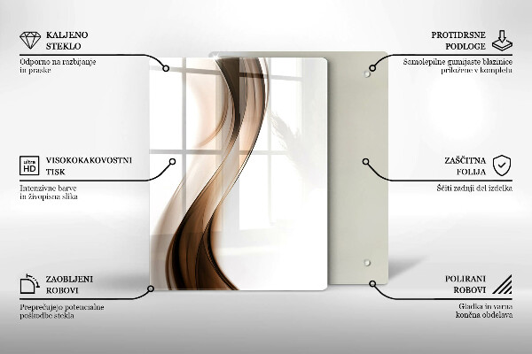 Cutting board Abstract lines
