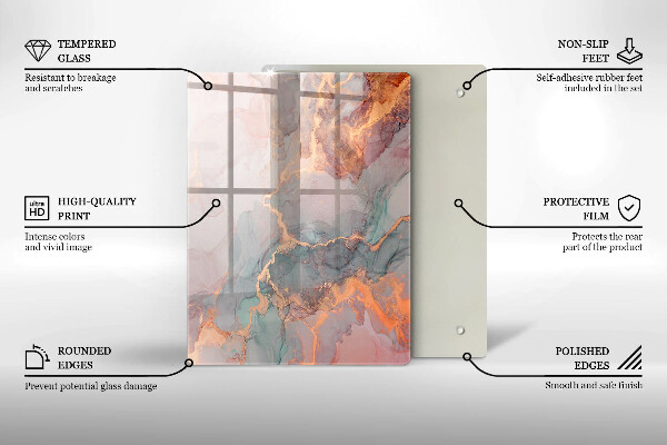 Worktop saver Decorative stone