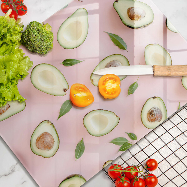 Cutting board Avocado pattern