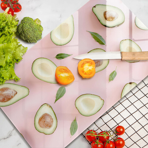 Cutting board Avocado pattern