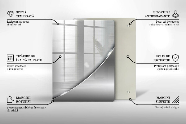 Cutting board Triangles and water