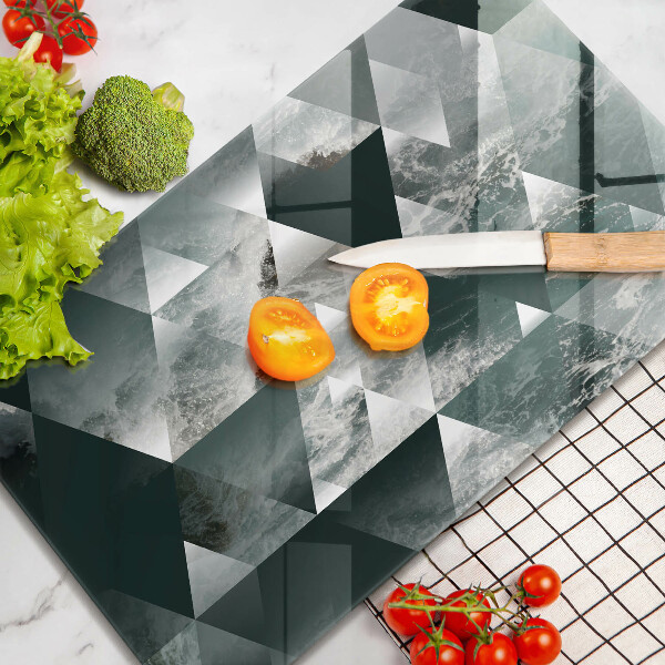 Cutting board Triangles and water