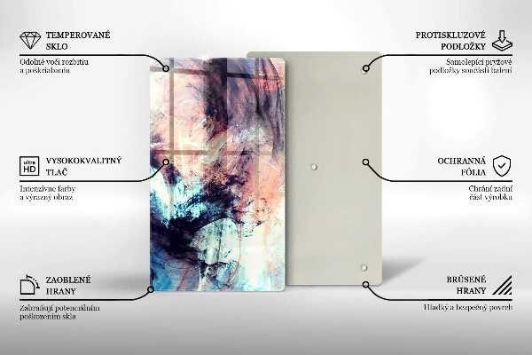 Cutting board Painted abstraction