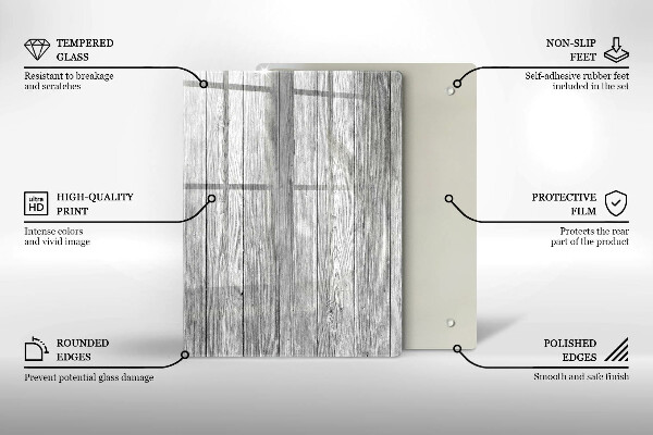 Cutting board Rosa drops and rose flower