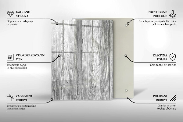 Cutting board Rosa drops and rose flower