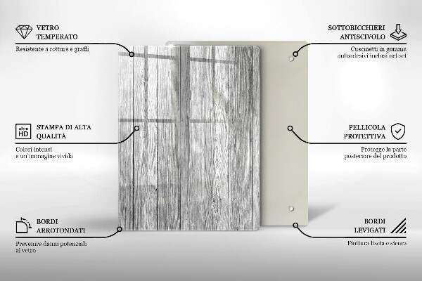 Cutting board Rosa drops and rose flower