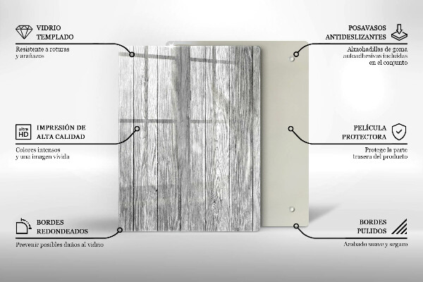 Cutting board Rosa drops and rose flower