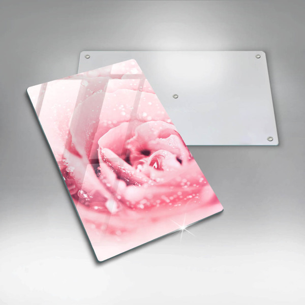 Cutting board Rosa drops and rose flower