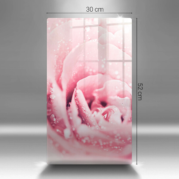 Cutting board Rosa drops and rose flower