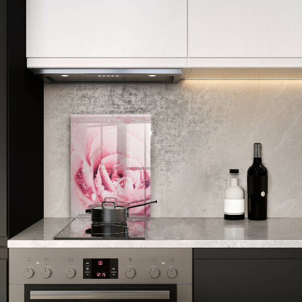 Cutting board Rosa drops and rose flower