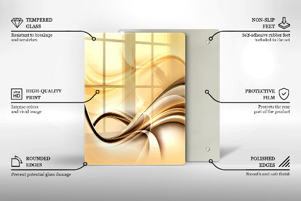 Cutting board Abstraction kiss