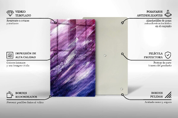 Cutting board Paint abstraction