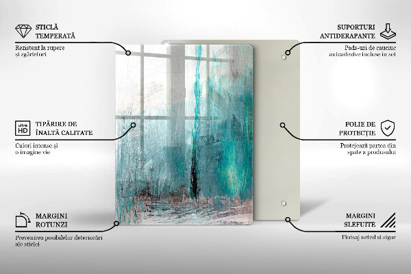 Cutting board Colorful parrots