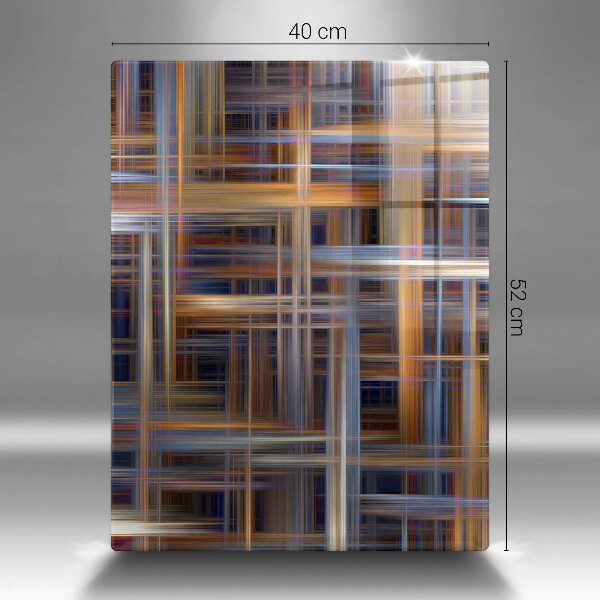 Cutting board Abstract paint lines