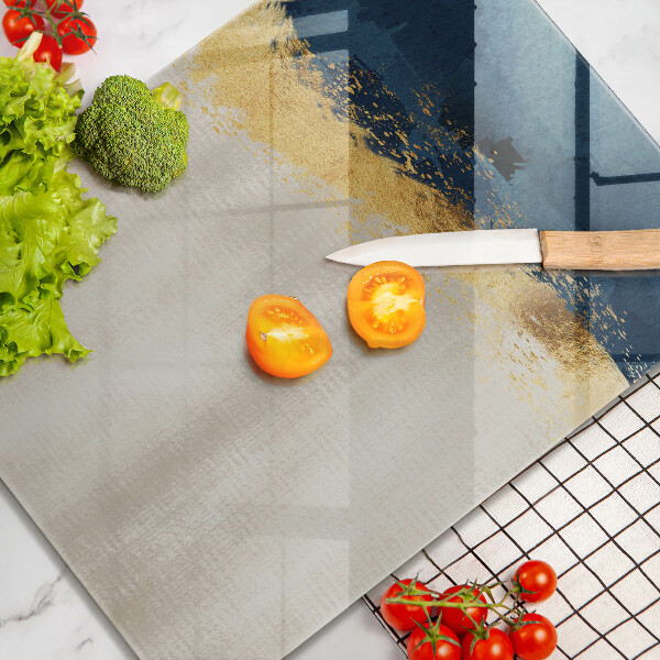 Cutting board Abstraction gold