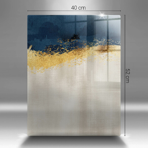 Cutting board Abstraction gold