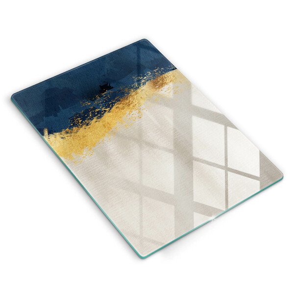 Cutting board Abstraction gold