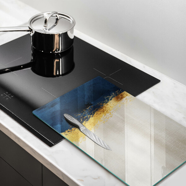 Cutting board Abstraction gold