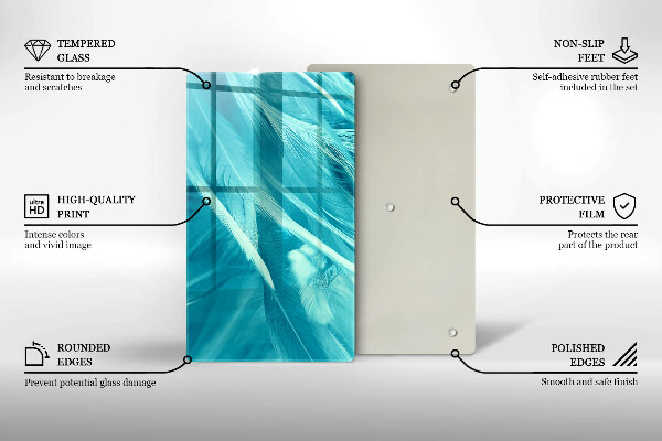 Worktop saver Delicate feathers