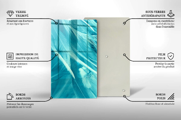 Worktop saver Delicate feathers