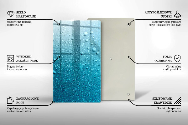 Worktop saver Drops of water
