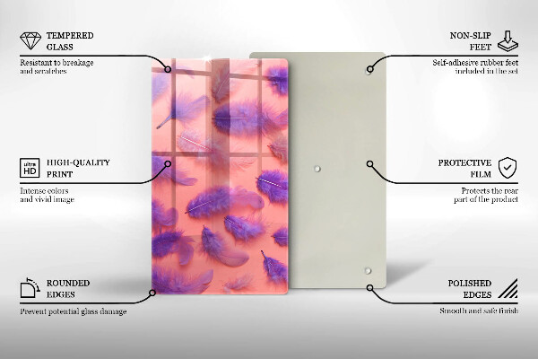 Worktop saver Fluffy feathers