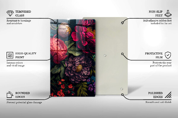 Worktop saver Beautiful flowers