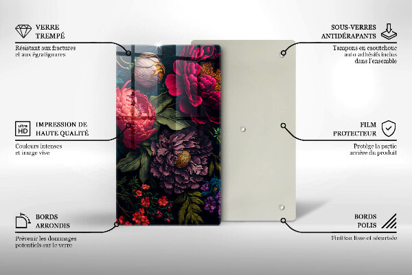 Worktop saver Beautiful flowers