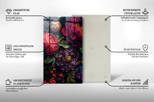 Worktop saver Beautiful flowers