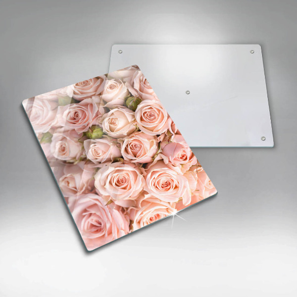 Cutting board A delicate bouquet of roses