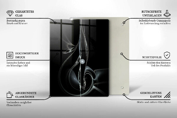 Cutting board A delicate bouquet of roses